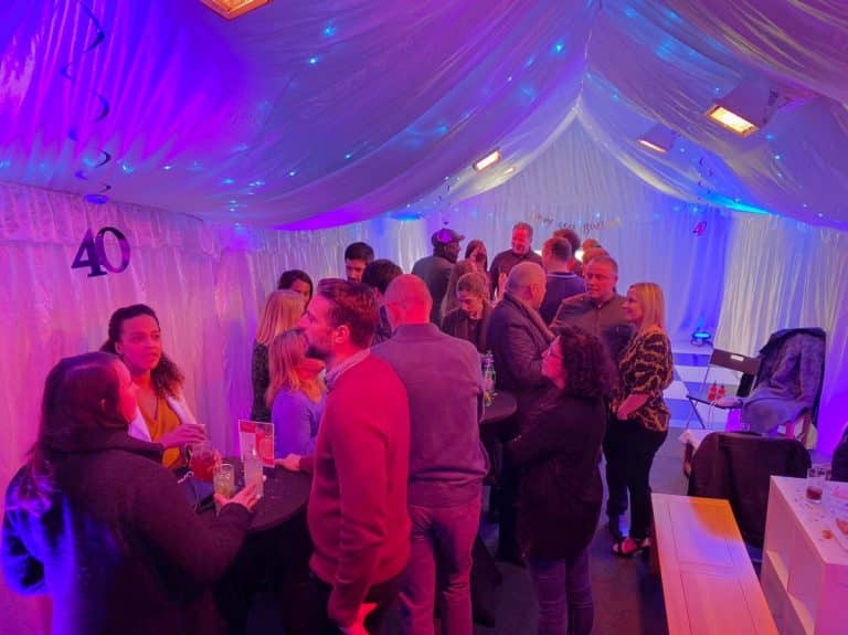 40th Birthday Marquee