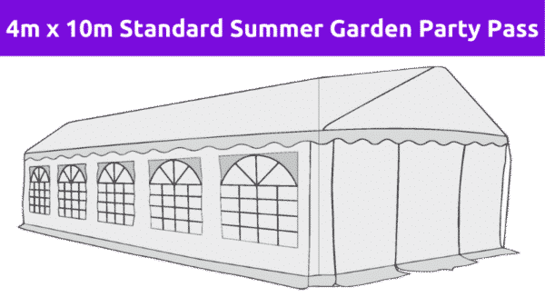 4m x 10m Premium Package | £875 inc VAT | Pay Refundable £100 Deposit Online